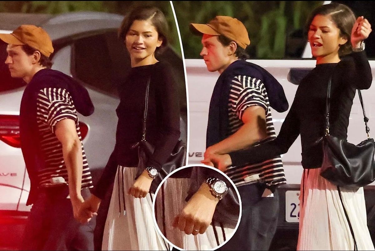 Zendaya Tom Holland wedding bands London (photo 2 of 4)