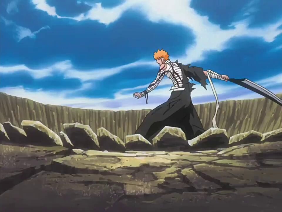 Ichigo first Bankai Bleach