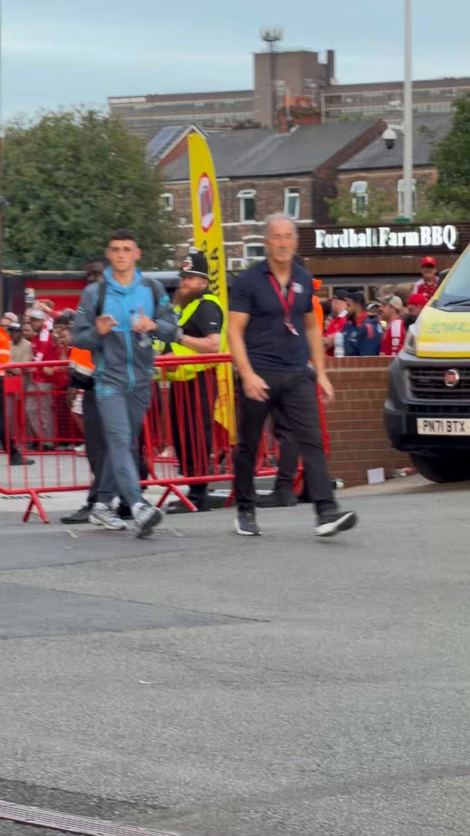 Phil Foden leaves Manchester derby