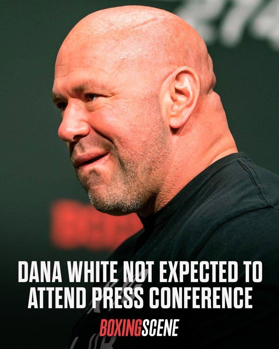 Dana White absence from London boxing press conference