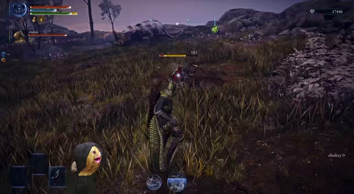 BurntPeanut meets Hutch's mom in Elden Ring