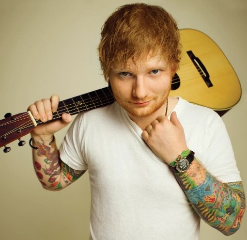 Ed Sheeran global trending chart
