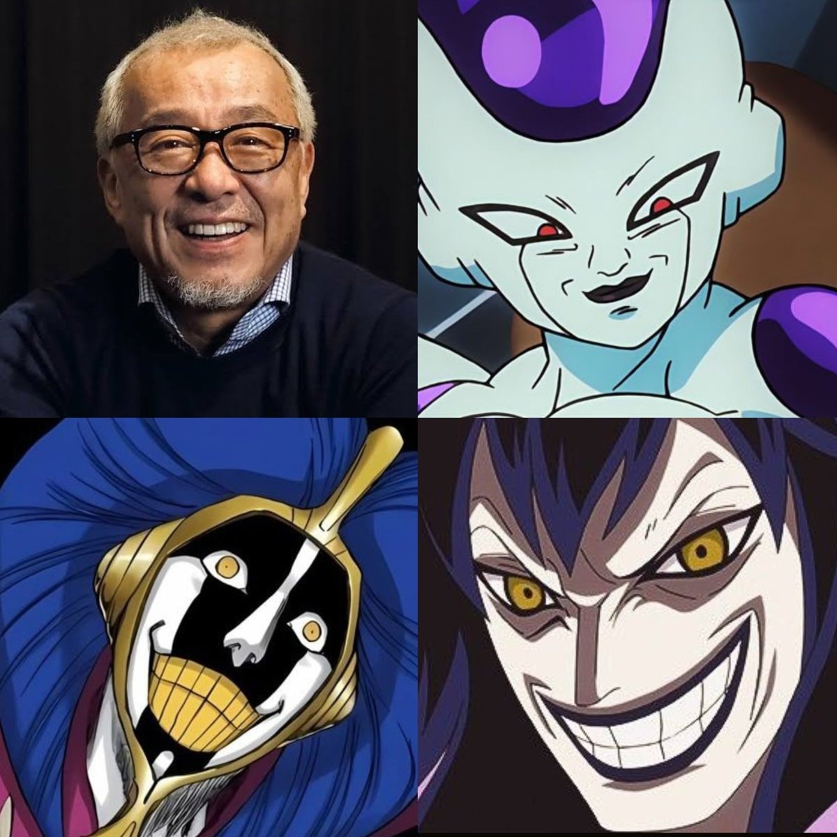 iconic voice actor collage