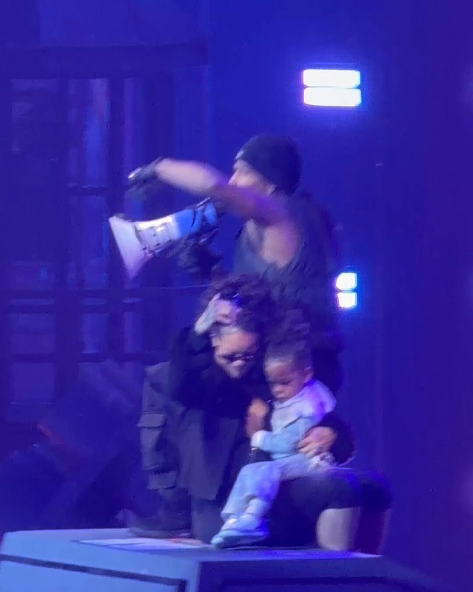 woman on stage