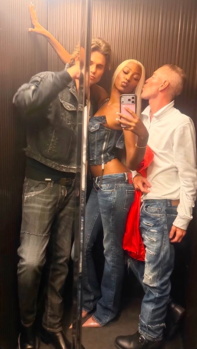 Trinity and Bryce meet DSQUARED2 creative director