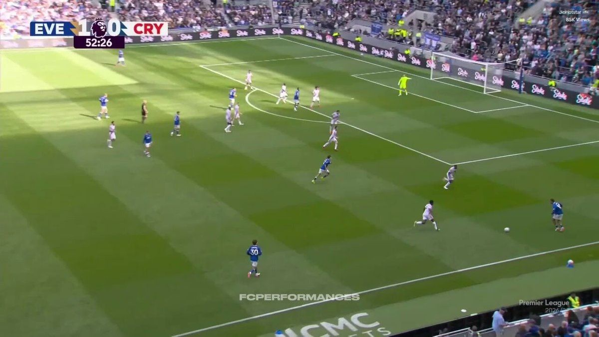 Iliman Ndiaye Everton vs Crystal Palace
