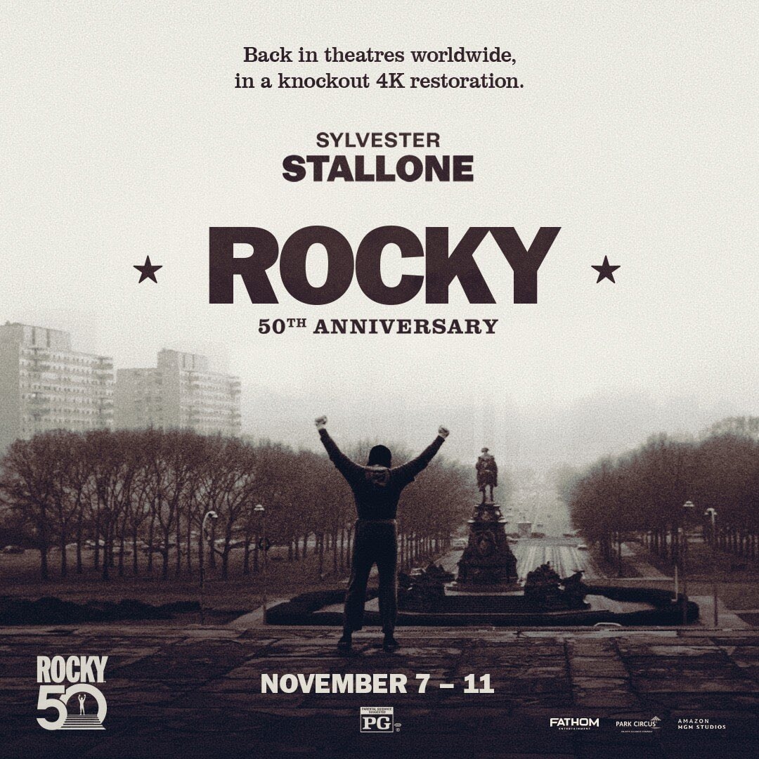 ROCKY 50th anniversary poster
