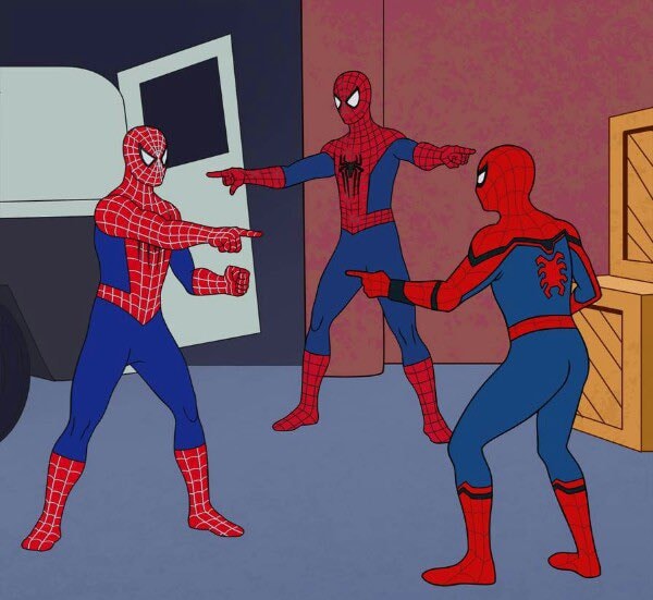 Taylor Swift Taylor Lautner Spider-Man meme recreation (photo 2 of 2)