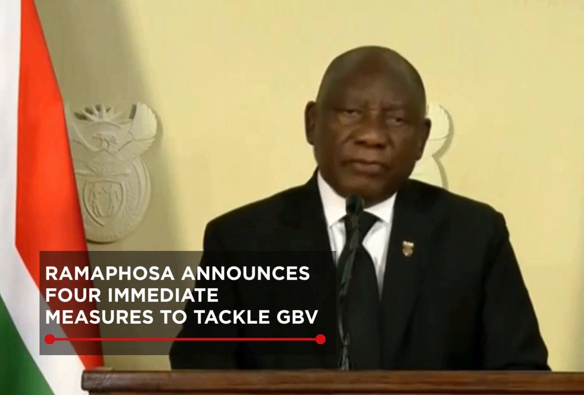 Ramaphosa announces GBV measures
