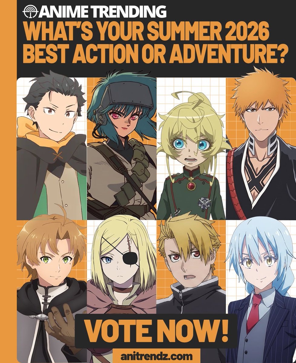 Best Action or Adventure Anime of Summer 2026