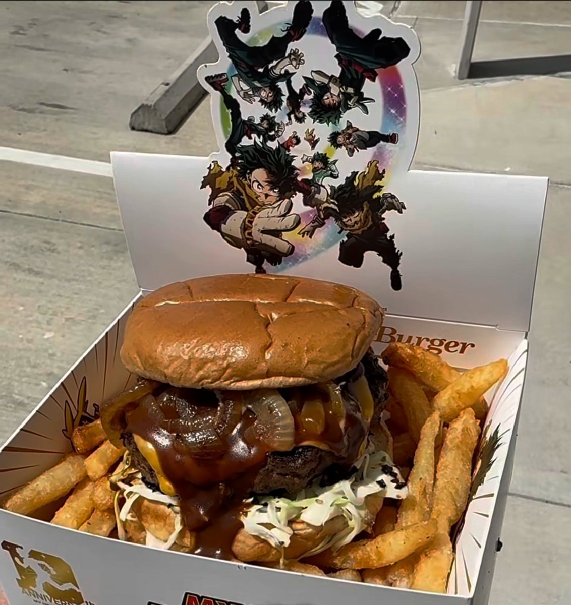 My Hero Academia 10th Anniversary Trill Burgers collaboration (photo 2 of 2)