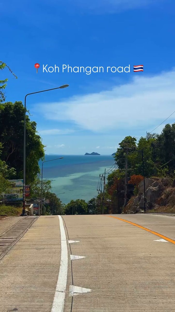 Koh Phangan road, Thailand 🇹🇭