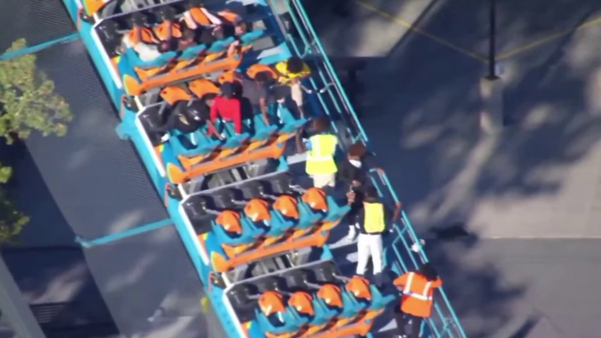 Goliath roller coaster Six Flags Over Georgia