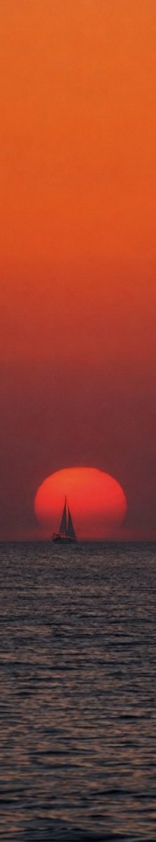 sunset sailboat silhouette