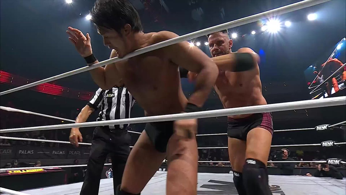 Nigel McGuinness and Shibata AEW moment