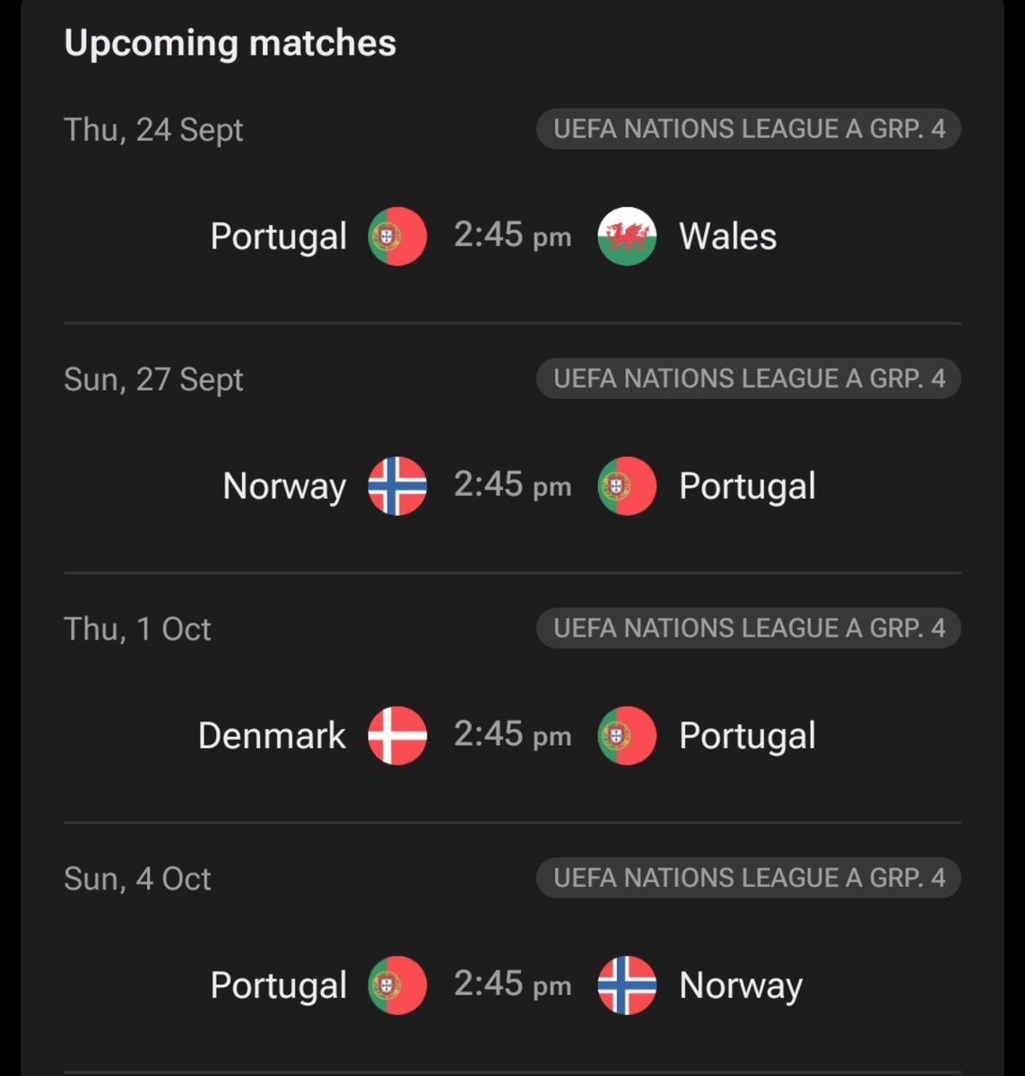 Cristiano Ronaldo Portugal International break (photo 2 of 2)