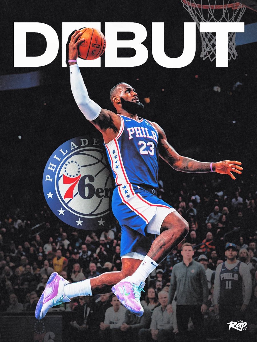 LeBron James 76ers debut LeBron James 76ers debut