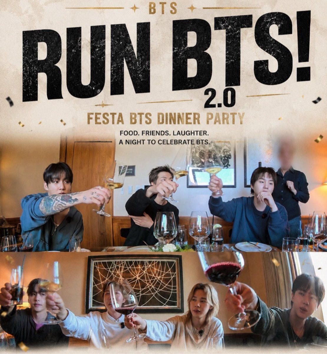 RUN BTS 2.0 Dinner Party 2026 🥂