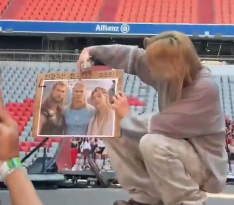 Jimin Erling Haaland Thor poster (photo 1 of 2)