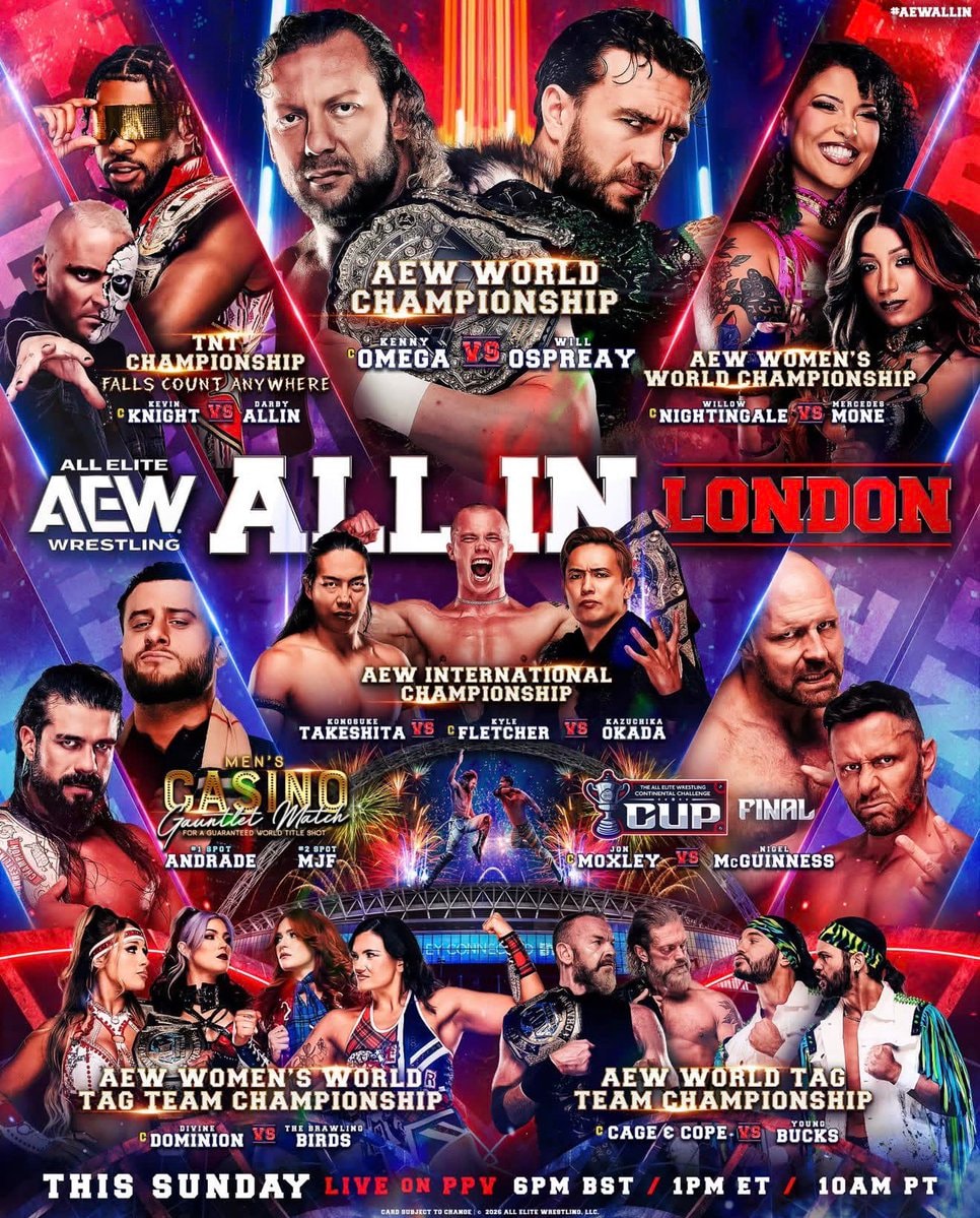AEW All In: London lineup