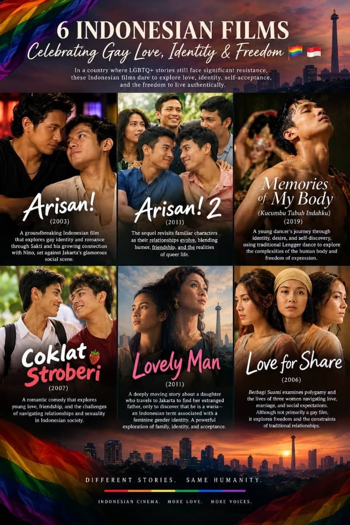 6 Indonesian films celebrating gay love and identity