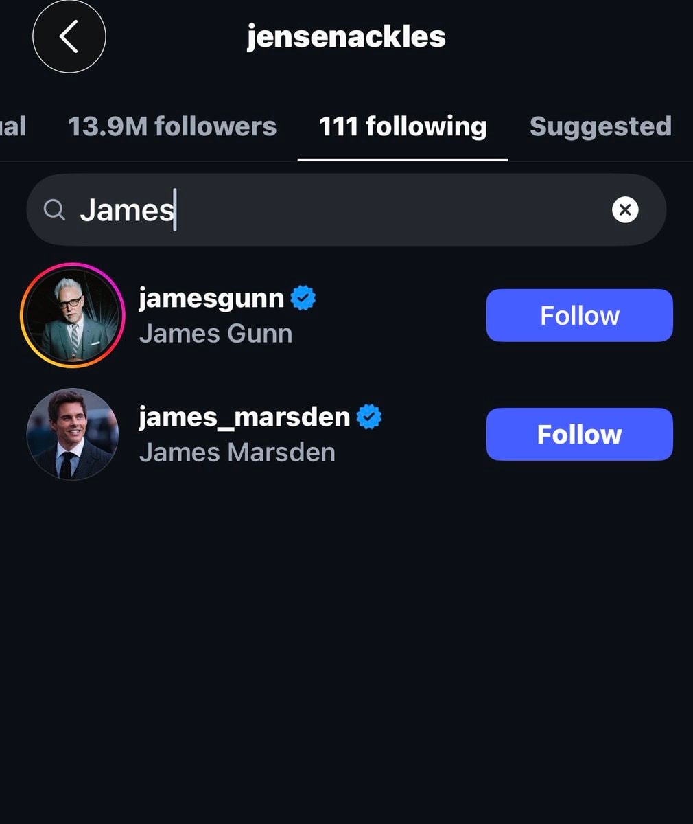 Jensen Ackles James Gunn Instagram (photo 2 of 2)