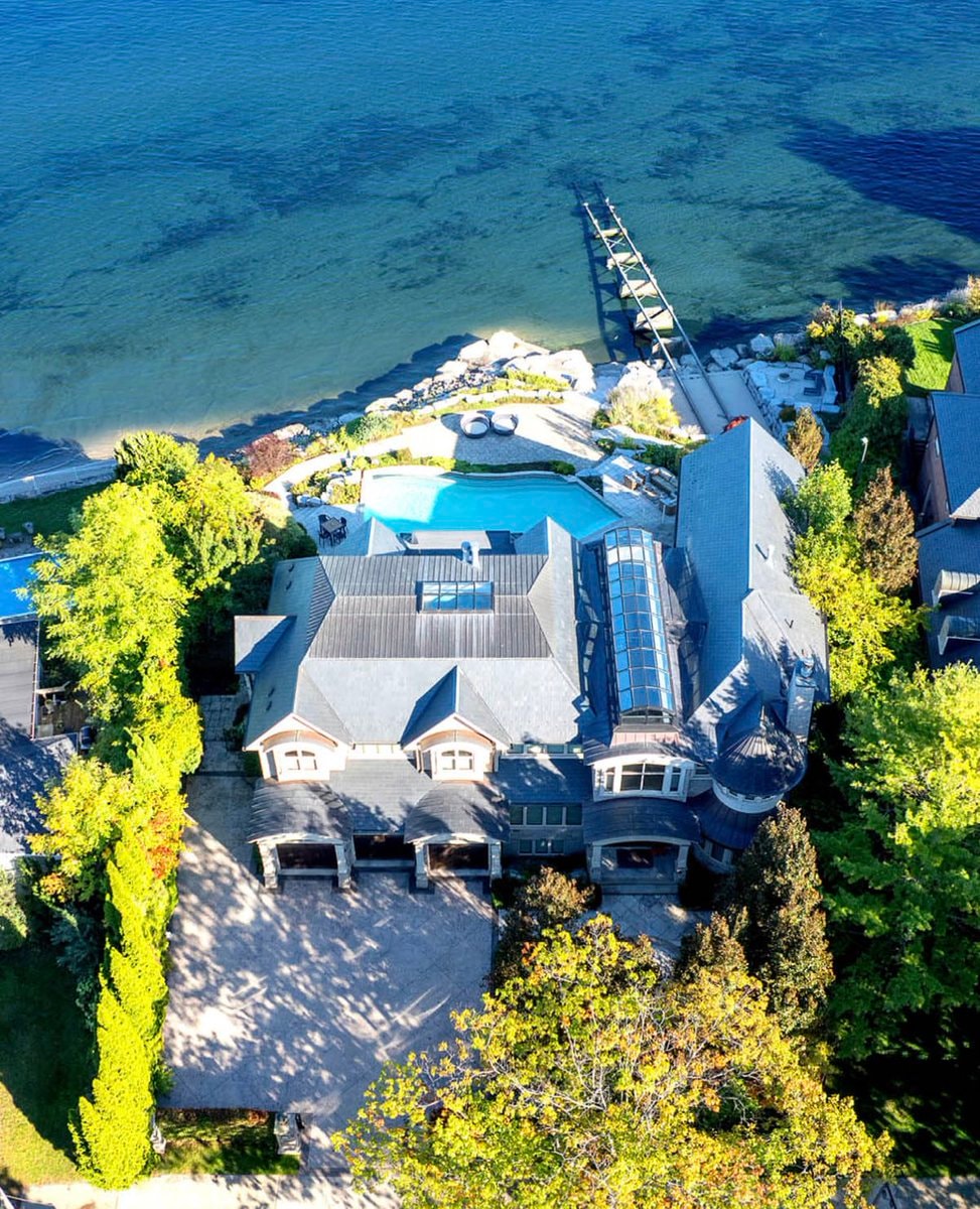 Waterfront mansion with pool and dock (photo 2 of 2)