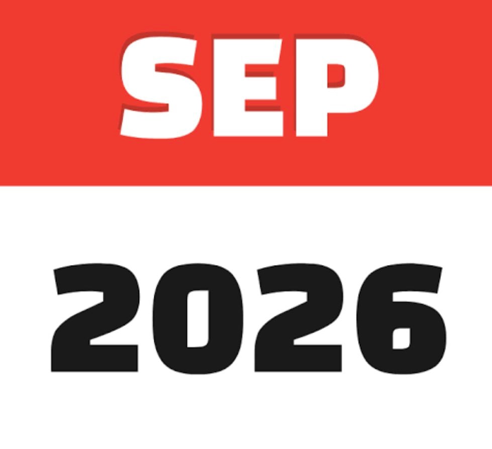 September starts tomorrow