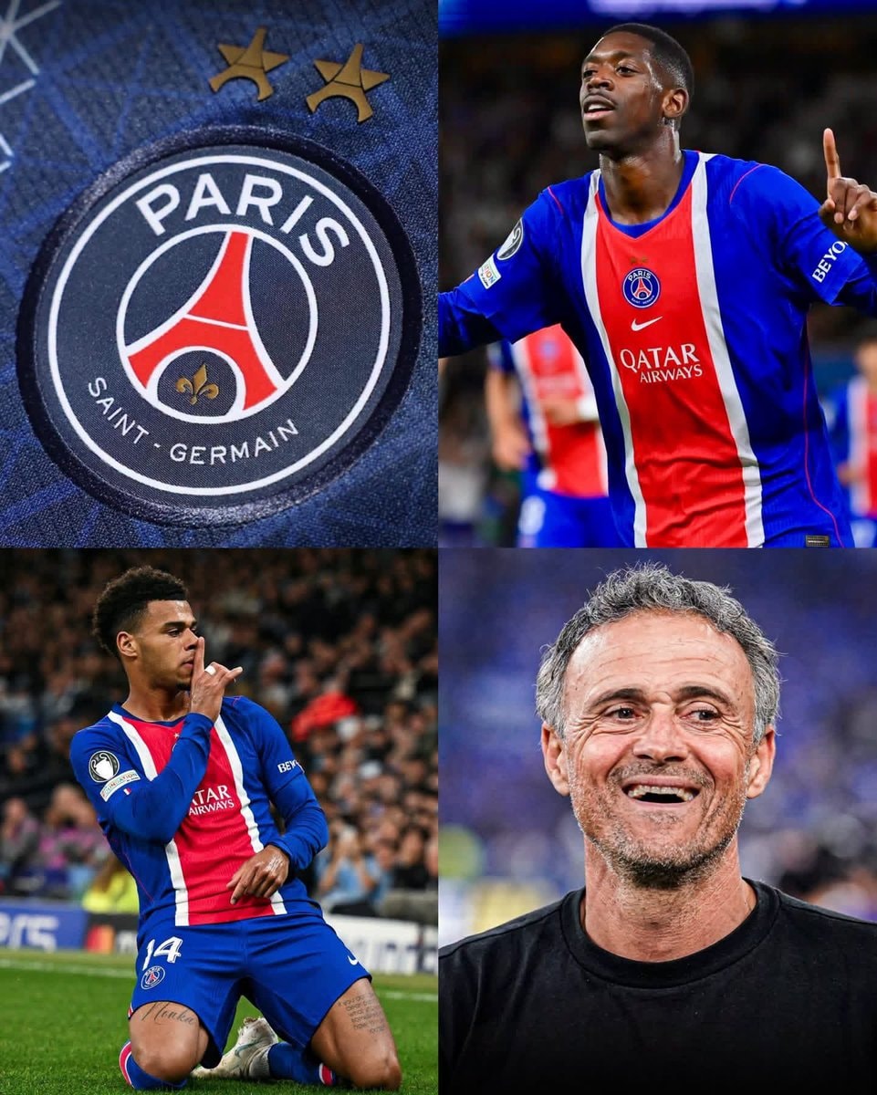 PSG eight players vs FC Barcelona