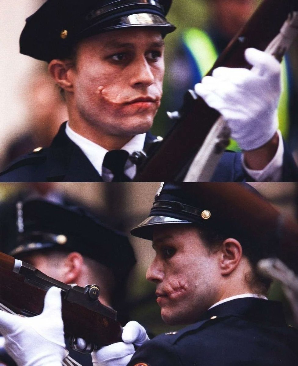 Heath Ledger Joker face hidden scene