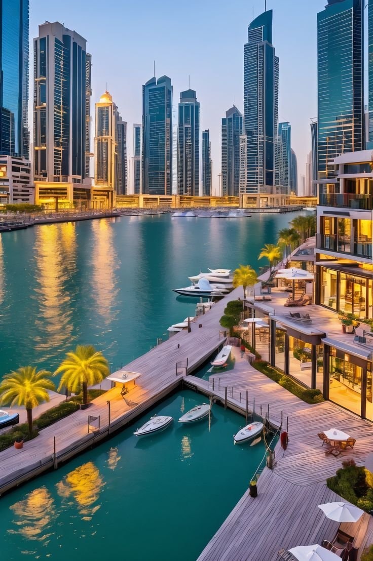 Dubai Marina waterfront