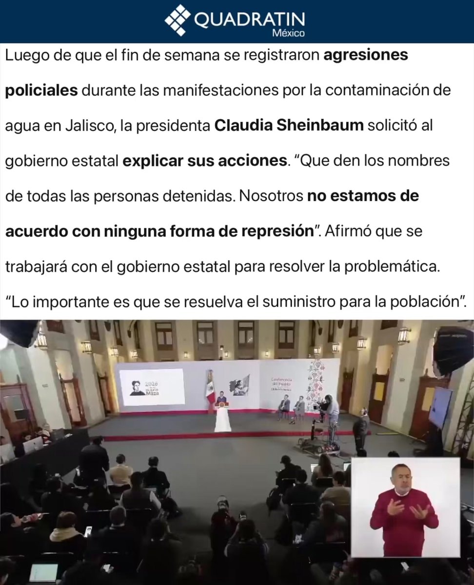Sheinbaum demands answers on Guadalajara protests
