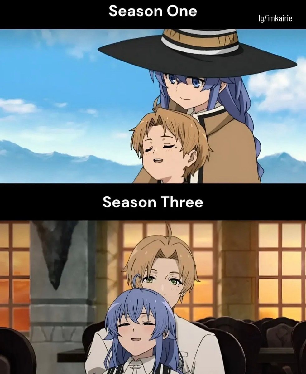 anime character progression comparison