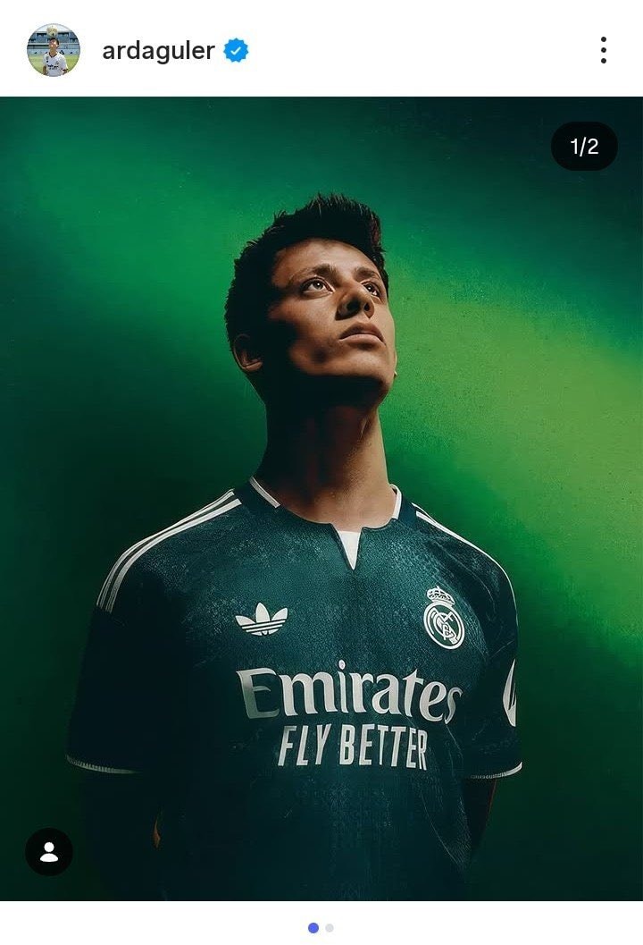 Arda Güler Instagram post