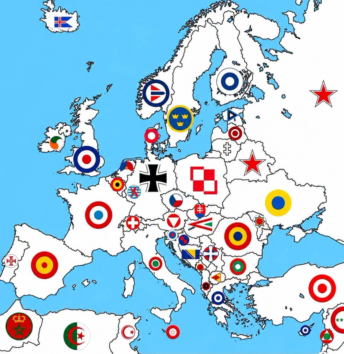 Military Aircraft Insignia of European Countries