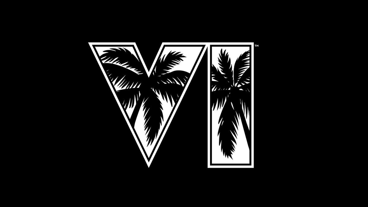 GTA 6 logo with palm fronds