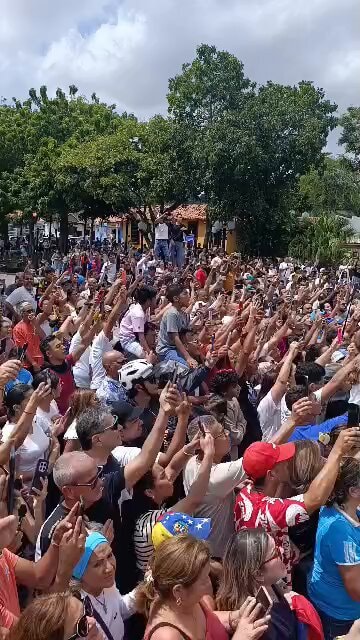 María Corina Machado welcome in Barquisimeto