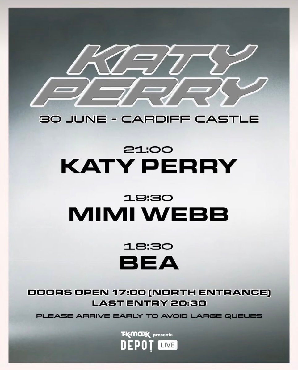 Katy Perry Out Of Office Tour Cardiff Castle (photo 2 of 2)