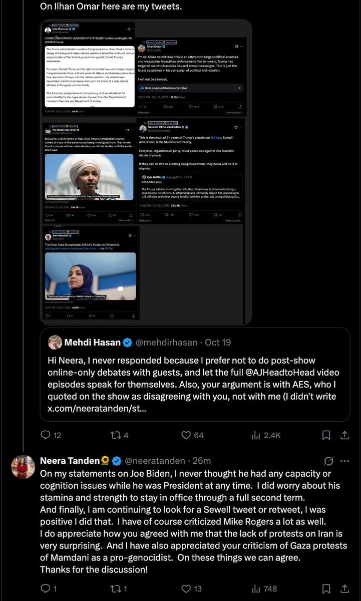 Neera Tanden vs Mehdi Hasan debate (photo 2 of 3)