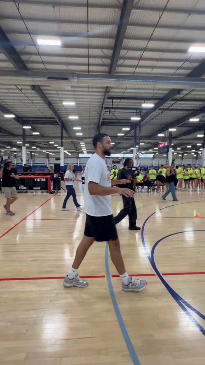Dillon Brooks basketball camp stare off