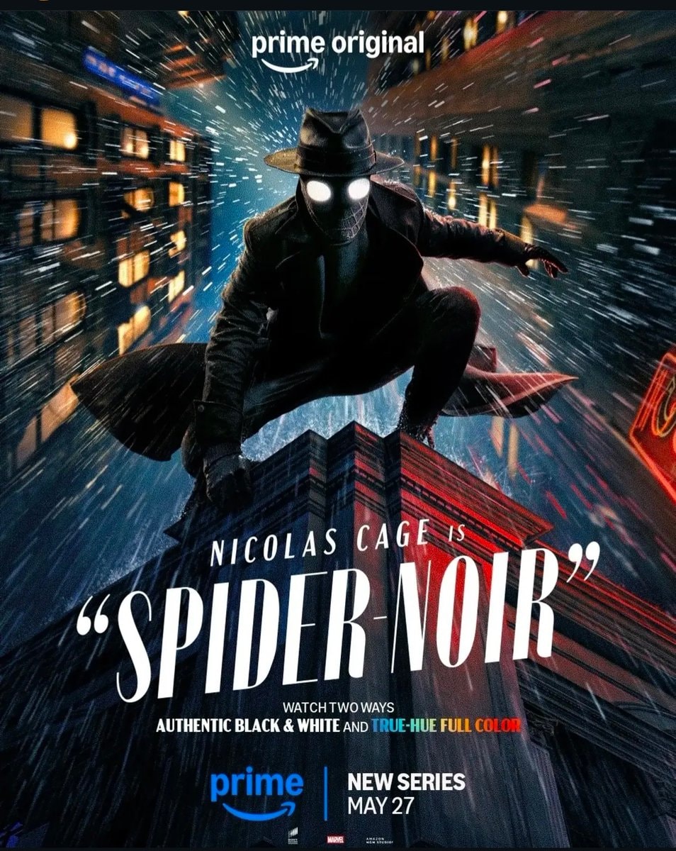 Nicolas Cage Spider-Noir poster