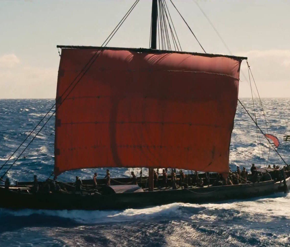 Christopher Nolan The Odyssey longship vomiting (photo 2 of 2)