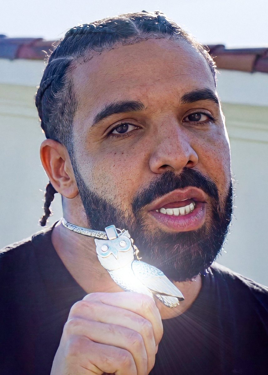 Drake owl pendant