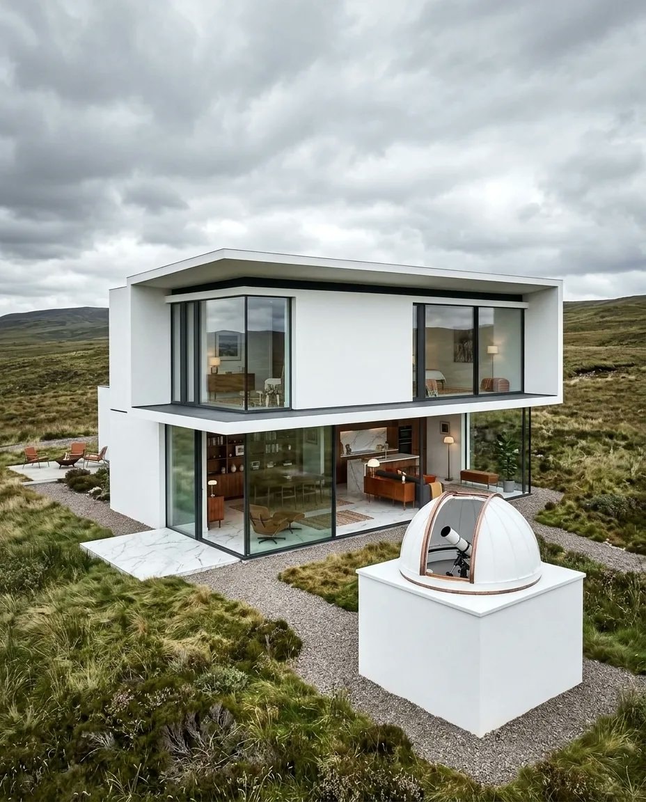 Private observatory backyard home