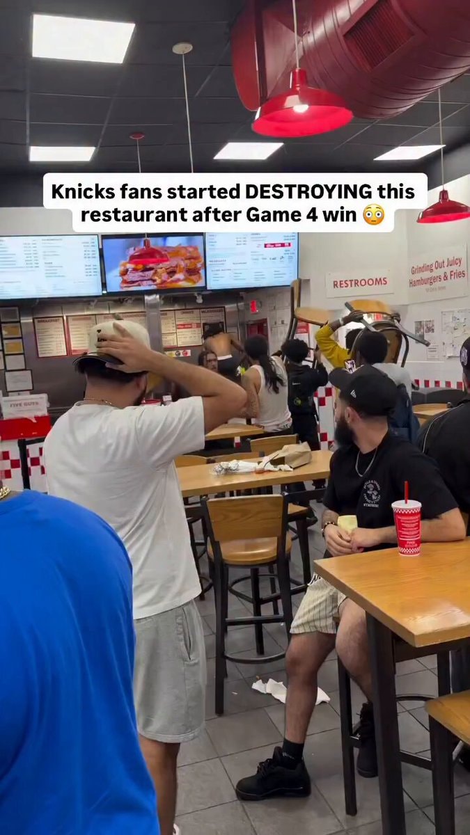 Five Guys fight New York