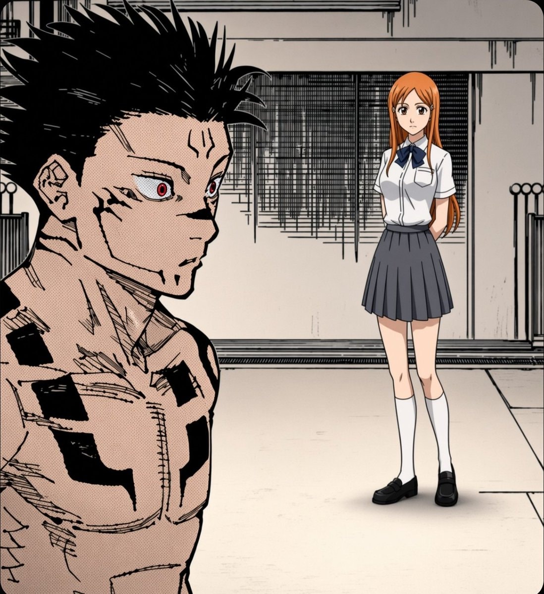 Sukuna running Sukuna running