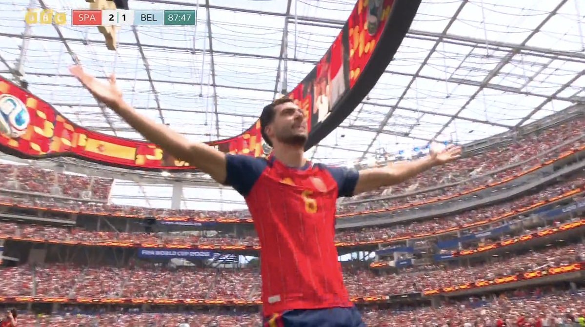 Spain vs Belgium Mikel Merino goal (photo 2 of 2)