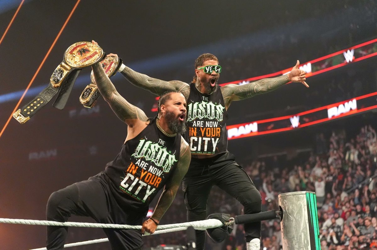 Usos birthday celebration with belts