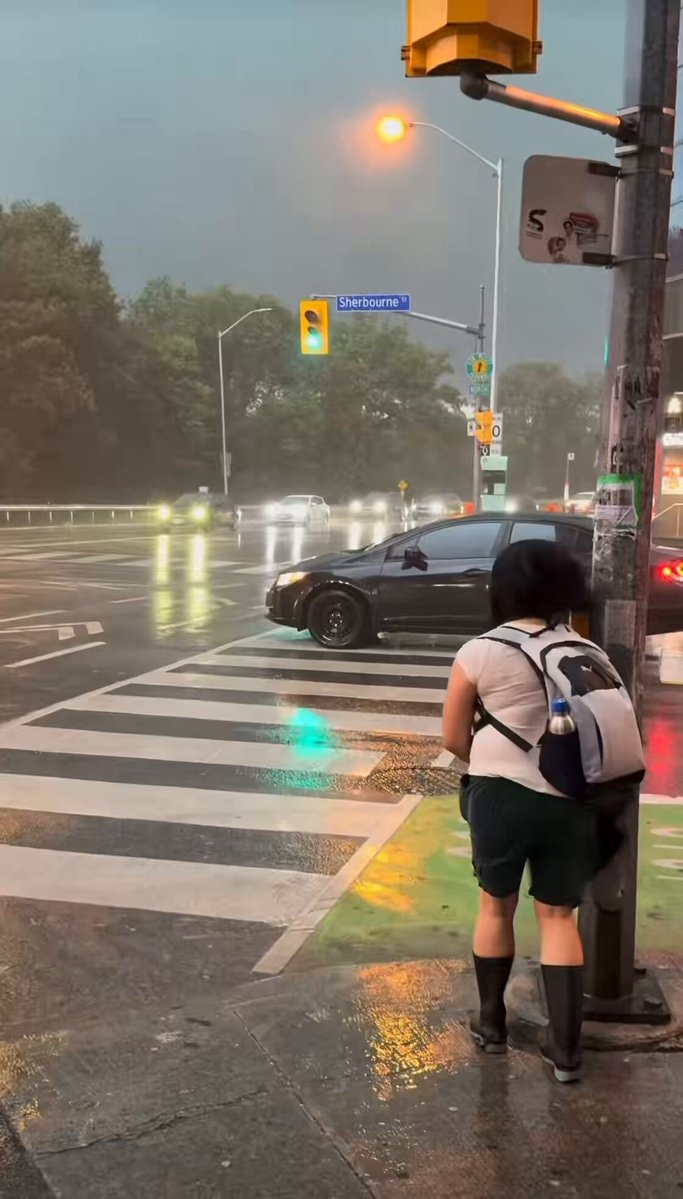 Toronto storm disruption Sherbourne Toronto storm disruption Sherbourne