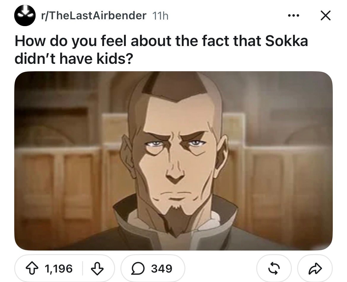 Sokka stern expression